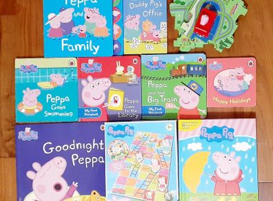 Peppa Pig Books and Toys Bundle