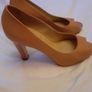 Hobbs Nude Peep Toe Shoes Image 6