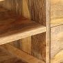 TV Cabinet 97x35x47 cm Solid Mango Wood Image 2