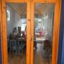 solid wood glazed double  doors Image 2