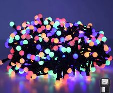 Christmas Lights, 23m Outdoor Christmas Lights 200LEDS Coloured Christmas Tree Lights IP44 Fairy Lights Plug in Mains Powered Outside Lights for Christmas Decorations, Bedroom Xmas Tree Garden Party MULTIPLE COLOURS AVAILABLE, SEE PHOTOS (FREE POSTAGE)