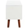 TV Cabinet 110x35x50 cm Solid Acacia Wood and MDF Image 4