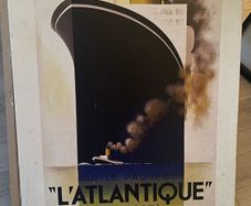 "L'Atlantique" Ocean Liner Canvas Wall Art