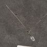9ct White Gold and Blue Topaz Necklace Image 9