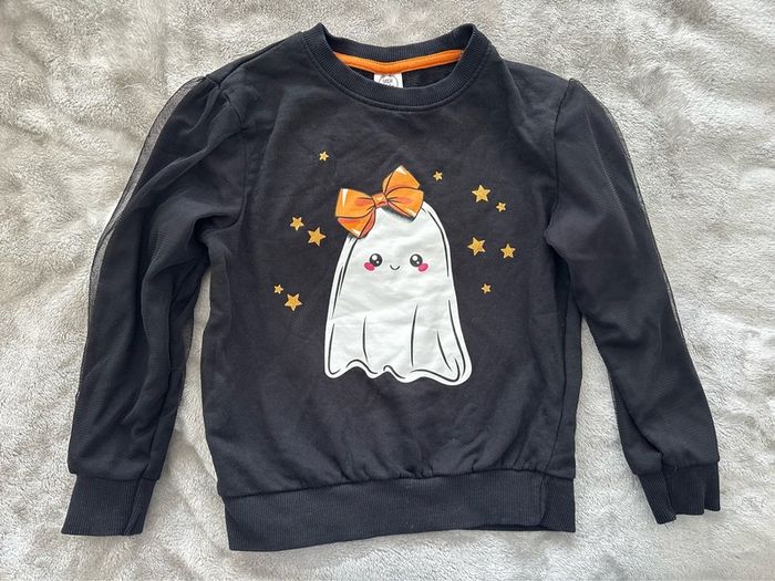 Halloween jumper with a ghost, 122cm, 6-7 years