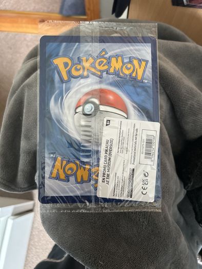 Sealed Pikachu at the museum card JUMBO