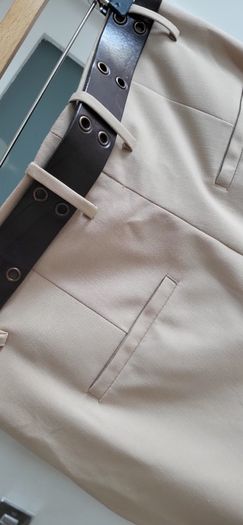 CAMBIO Kate tan cigarette style pants Sz 10UK - Bnwot -Rrp 159.90