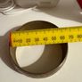 Vintage Brass Etched flower Bangle Bracelet Image 2
