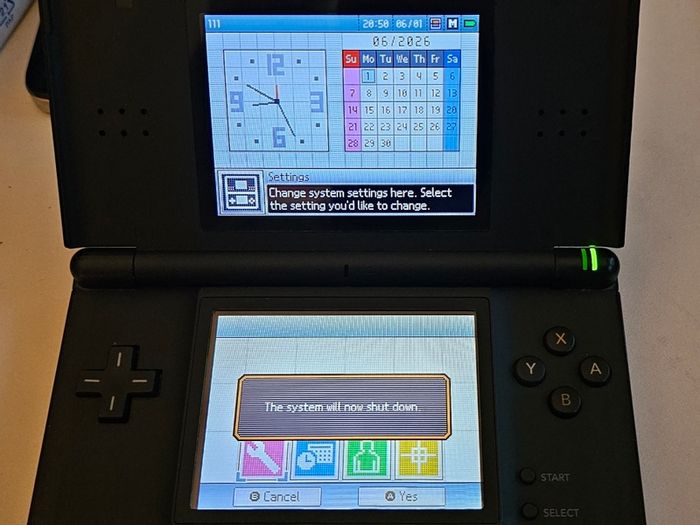 Black Nintendo DS lite