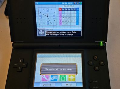 Black Nintendo DS lite
