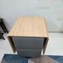 Modular and Wood Finished Dining Table with Stools Image 2