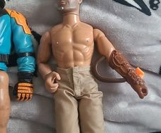 3 vintage action man dolls