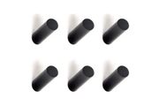 6 Pieces Wooden Hooks, Wall Hooks Wooden Coat Rack