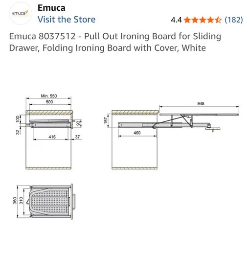 Pull Out Ironing Board