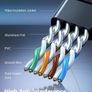 Ethernet Cable 5M, Cat 8 Internet Cable Flat High-Speed 40Gbps 2000Mhz Network Cable, Gigabit Braided RJ45 LAN Cable Patch Cord Compatible for PC/Laptop, PS5, Xbox, Modem, Router, Switch, TV Image 5