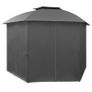 Garden Marquee Pavilion Tent with Curtains Hexagonal 360x265 cm Image 4