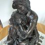 Bronze figurine table lamp Image 2
