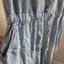 Never Worn. Soft Chambray Denim Sequined Jumpsuit with Pockets.  Size 10/12. Image 3