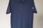 travis mathew polo shirt size small ptp 20" navy in like new condition