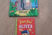 Free books x2. Personalised book for "oliver"