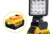 Led Light For Dewalt 18V Battery Portable Spotlight Cordless Outdoor Work Fishing Handheld Emergency Tool Light No Battery No USB