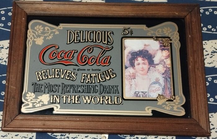Coca Cola mirror 12x9 inch