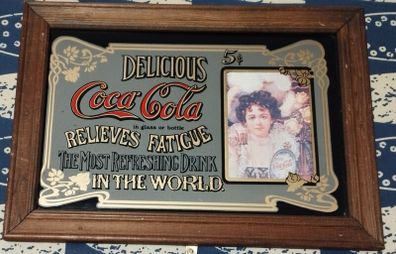 Coca Cola mirror 12x9 inch