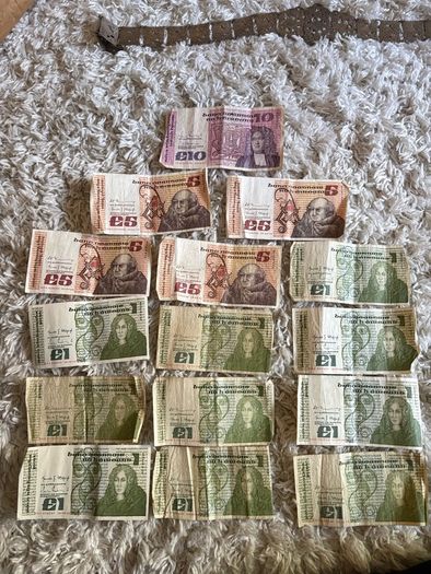 Vintage Irish Punt Banknotes Collection  Pre Euro Ireland