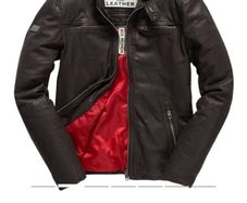 Real Hero Leather Biker Jacket