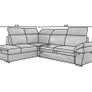 Corner Sofa Bed LORETO Image 9