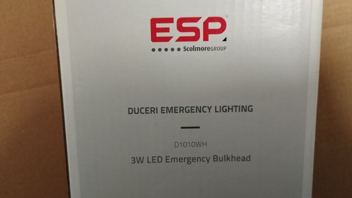 Hanging emergency exit lights