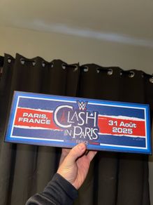 WWE mini belt clash in Paris , limited edition