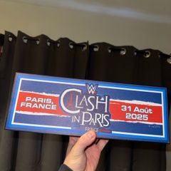 WWE mini belt clash in Paris , limited edition