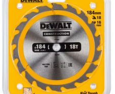 DeWalt DT1938 Construction Circular Saw Blade 184 x 16mm x 18T