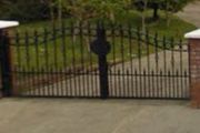 Wrought iron gates 10ft in width