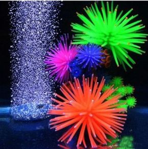 Soft Colorful Artificial Silicone Coral Fish Tank Aquarium Decoration