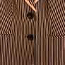 Navy and white striped jacket Image 3