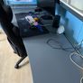 svarta loft bed and desk Image 6
