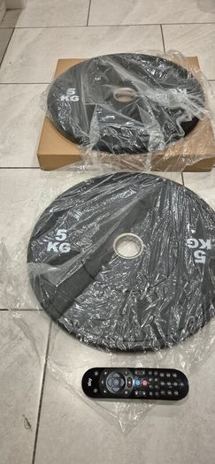 brand new 4x5kilo olympic bumper weight plates