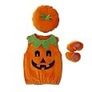 Baby Halloween Pumpkin 3Pcs Costume 6-12mo Image 4