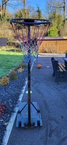 basketball stand and hoop