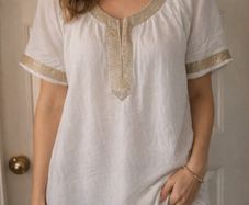 The white company Linen blouse