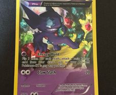 Pokemon card Sableye XY92 Black Star Promo Holo card..