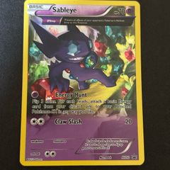 Pokemon card Sableye XY92 Black Star Promo Holo card..
