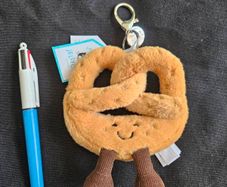 Jellycat Amuseables Pretzel Bag Charm