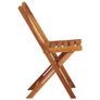 Balcony Planter Table with 2 Bistro Chairs Solid Acacia Wood Image 2