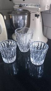 2 Waterford Crystal and 1 Marquis Crystal  Candleholders