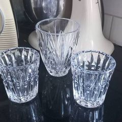 2 Waterford Crystal and 1 Marquis Crystal  Candleholders