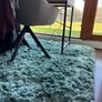 Velvet Plush Blue Rug Image 2