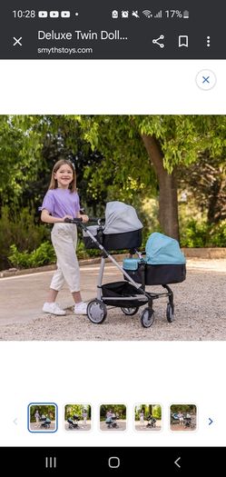 deluxe twin pram
